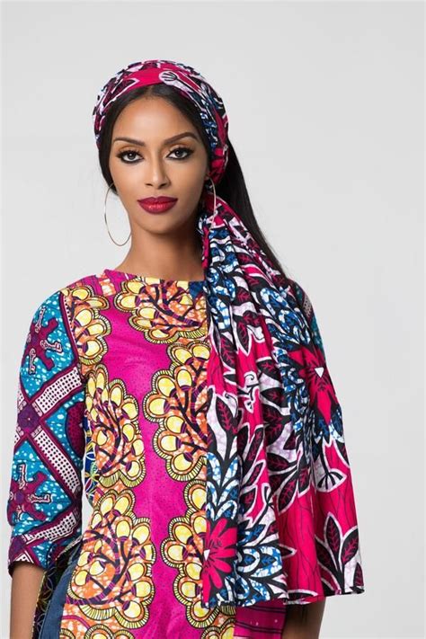 african head wrap outfits|More.